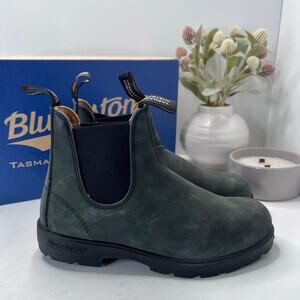 Blundstone Leather Chelsea Boots Rustic Black Men's 7.5/Women's 9.5 NWD Comfort